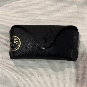 Ray-Ban Black Leather Sunglasses Case